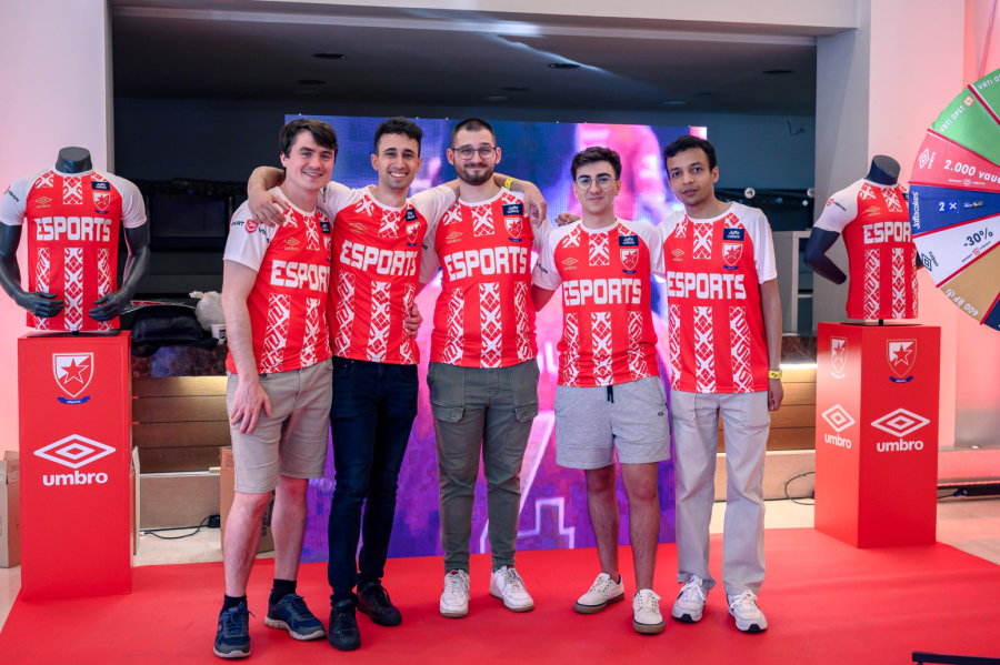 Crvena zvezda Esports predstavlja novi dres u saradnji sa Sport Visionom i Umbrom