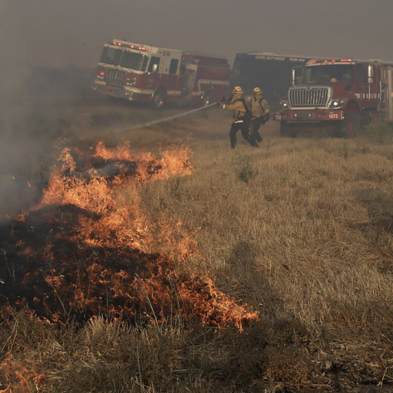 Vatrogasci se bore s vatrom, ugašeno 50 odsto zahvaćene površine VIDEO