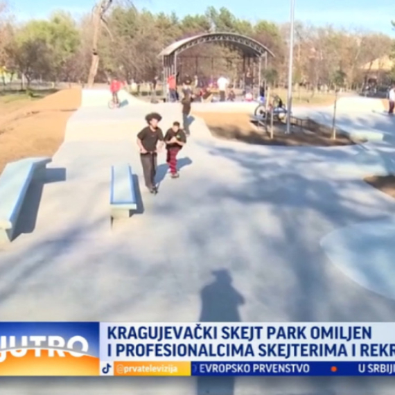 Kragujevčani oduševljeni najvećim skejt parkom u Srbiji VIDEO