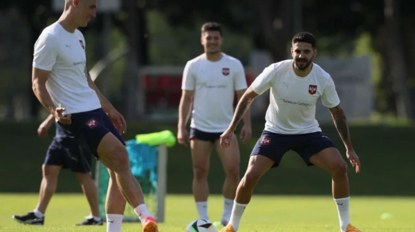 "Orlovi" trenirali pored Dunava i oduševili Bečlije FOTO/VIDEO