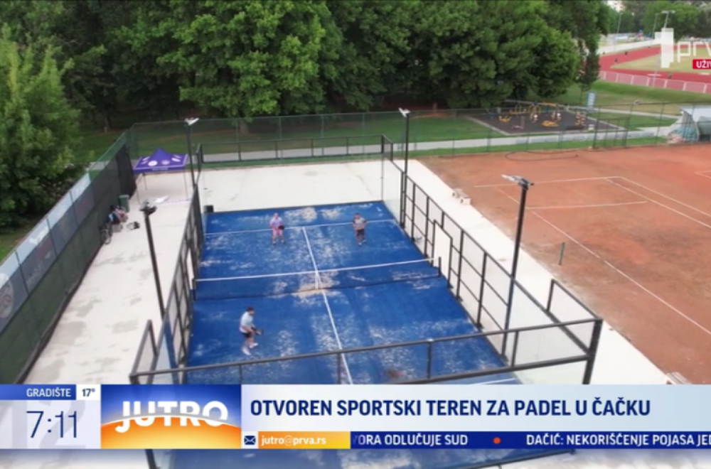 Otvoren prvi ovakav sportski teren u Čačku VIDEO