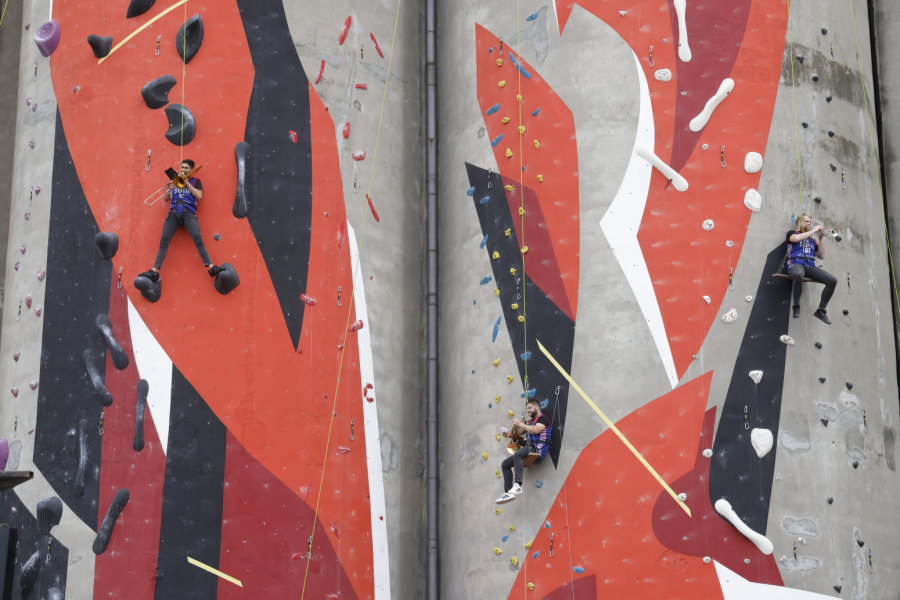 Rođendanski performans Beografske filharmonije iz vazduha FOTO/VIDEO