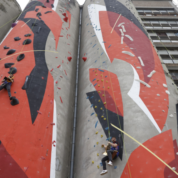 Rođendanski performans Beografske filharmonije "iz vazduha" FOTO/VIDEO