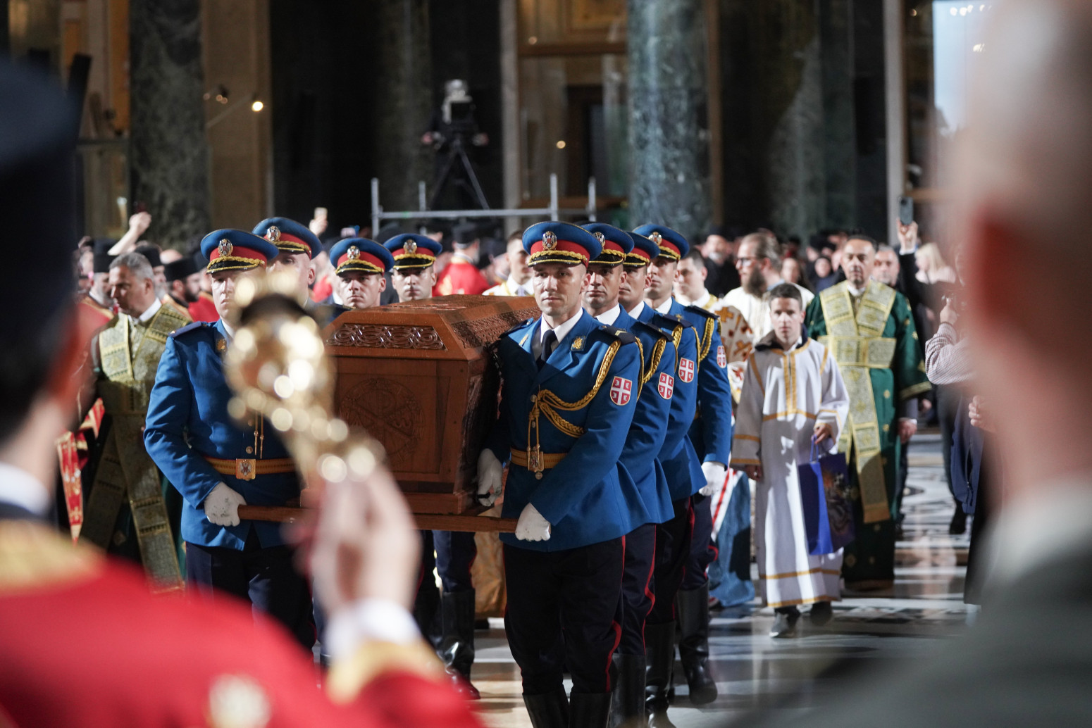 Spasovdanska litija u Hramu Svetog Save FOTO