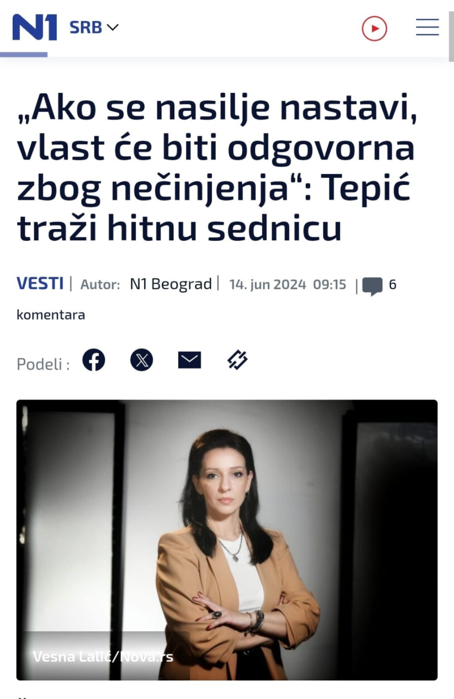 Mediji: Lešinarenje opozicije po poznatom receptu