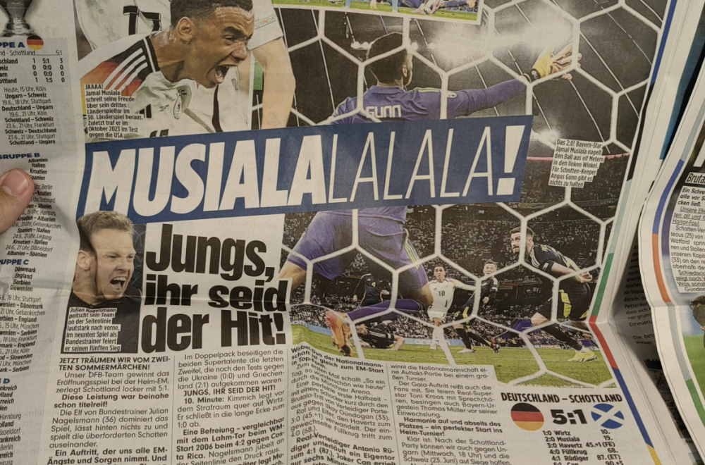 "Bild" u transu: Euforija zahvatila Nemce, priča se o Pavloviću – o Srbiji ni reč FOTO