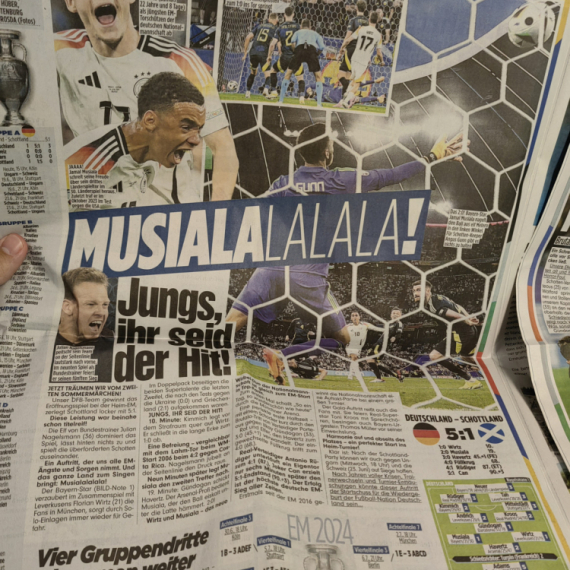 "Bild" u transu: Euforija zahvatila Nemce, priča se o Pavloviću – o Srbiji ni reč FOTO