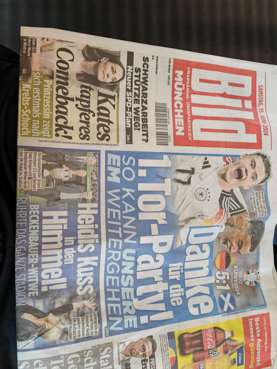 Bild u transu: Euforija zahvatila Nemce, priča se o Pavloviću – o Srbiji ni reč FOTO