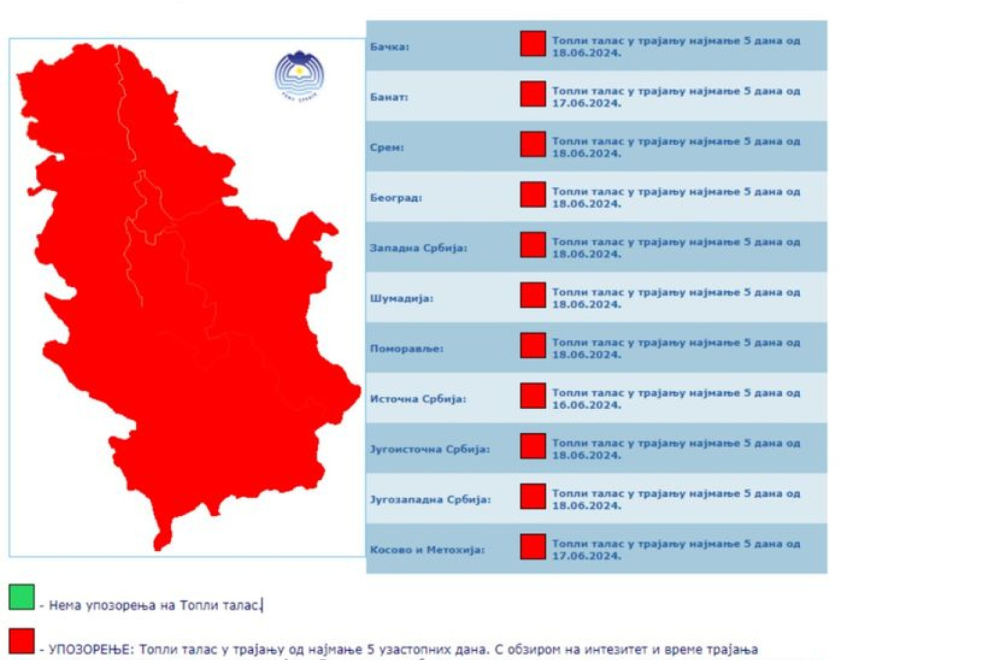 Beograđani, biće pakleno: Ne izlazite napolje