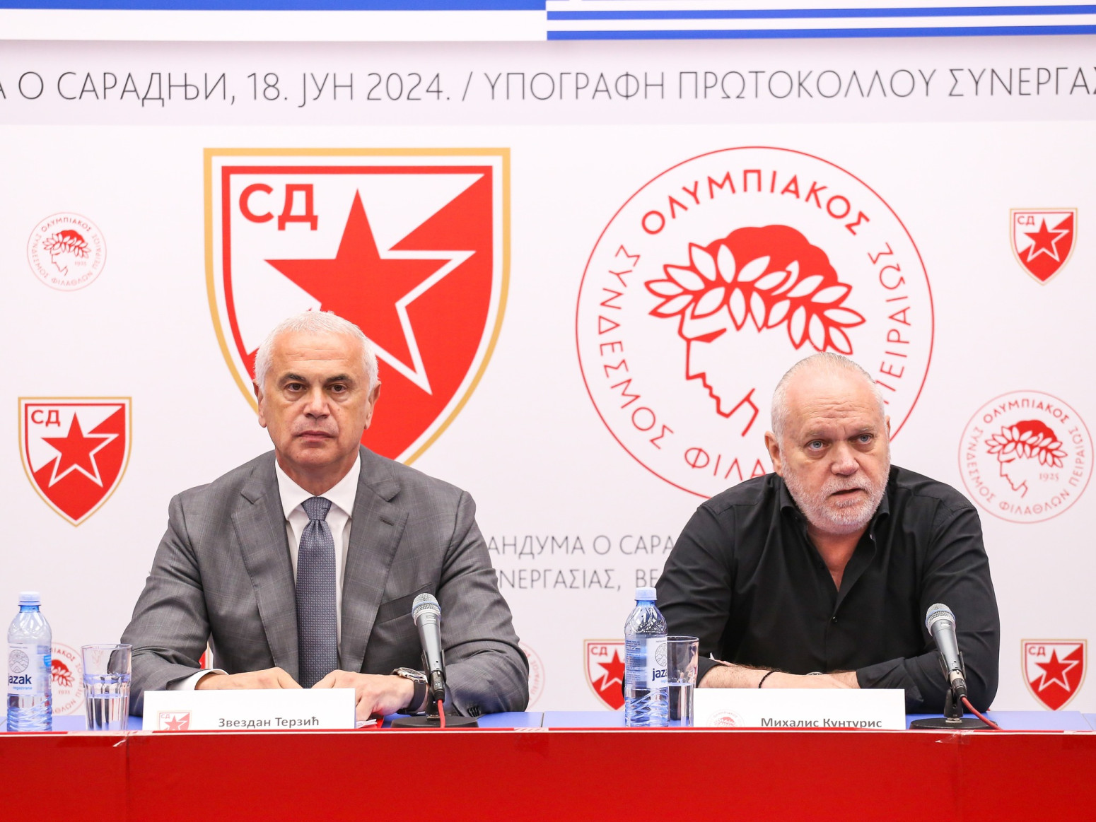 Braća zauvek – Zvezda i Olimpijakos potpisali istorijski ugovor