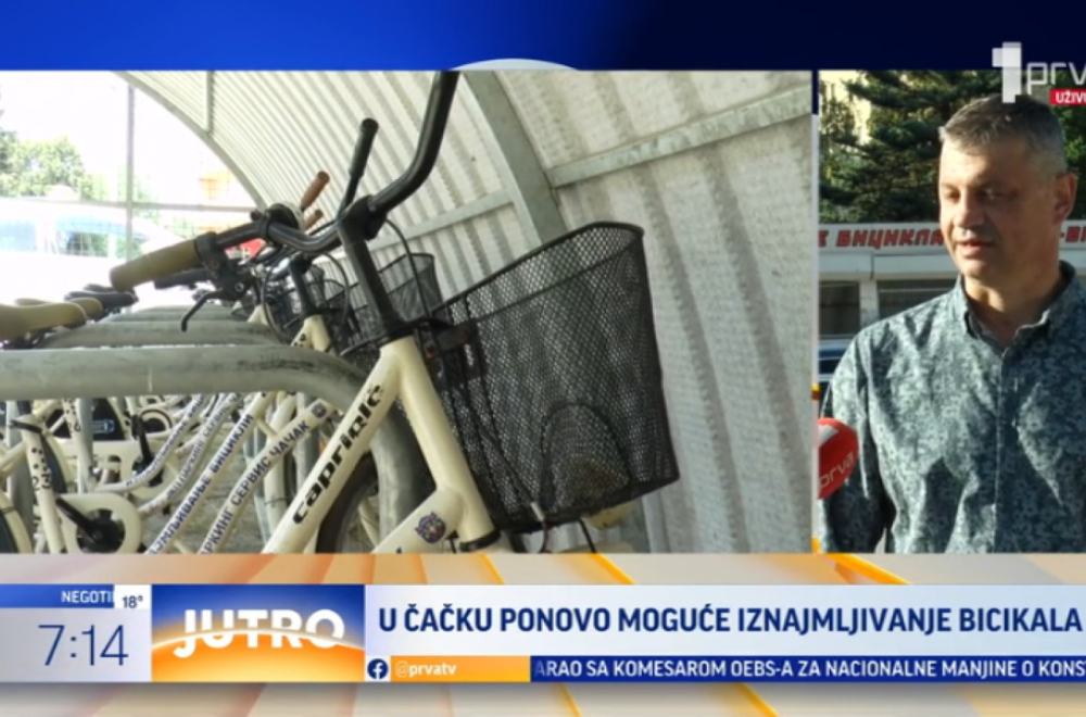 U Čačku ponovo moguće iznajmljivanje bicikala VIDEO