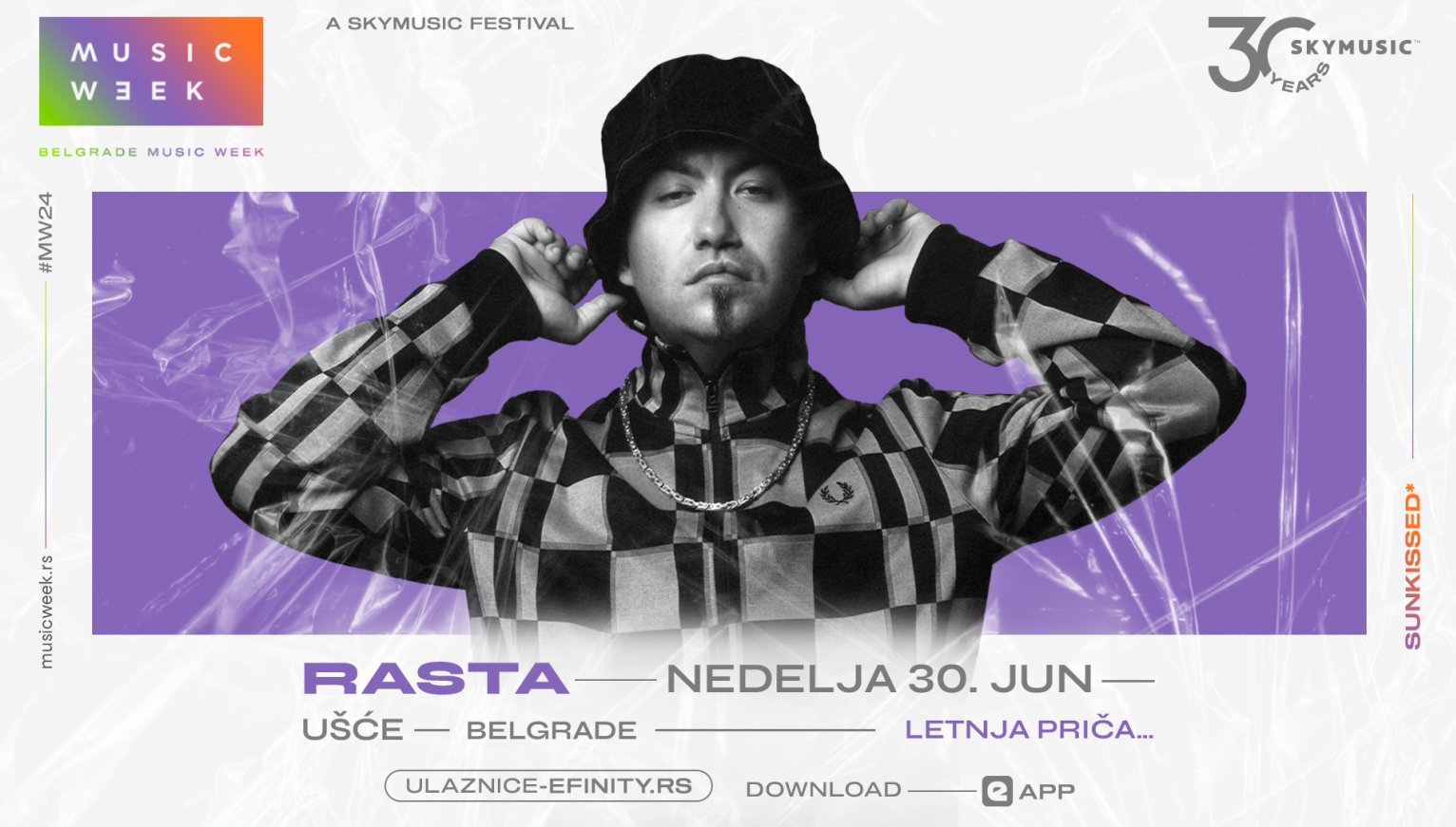 Belgrade Music Week: Rasta se pridružuje impresivnoj listi hedlajnera – nastup zakazan za nedelju, 30. jun