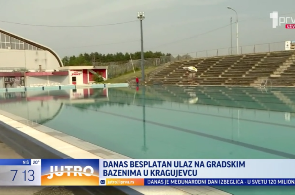 Kragujevčani će sada i ovde moći da se rashlade: Počela kupališna sezona VIDEO