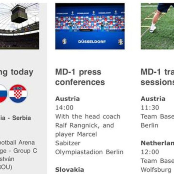 UEFA stavila "šahovnicu" Srbiji FOTO