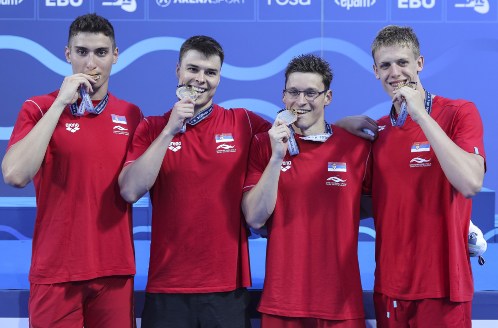 Štafeta Srbije prvak Evrope!