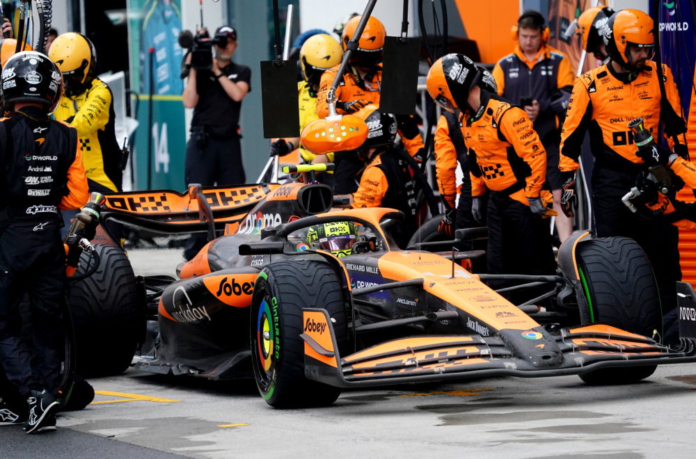 Norisu pol pozicija u Barseloni uprkos požaru u boksu FOTO