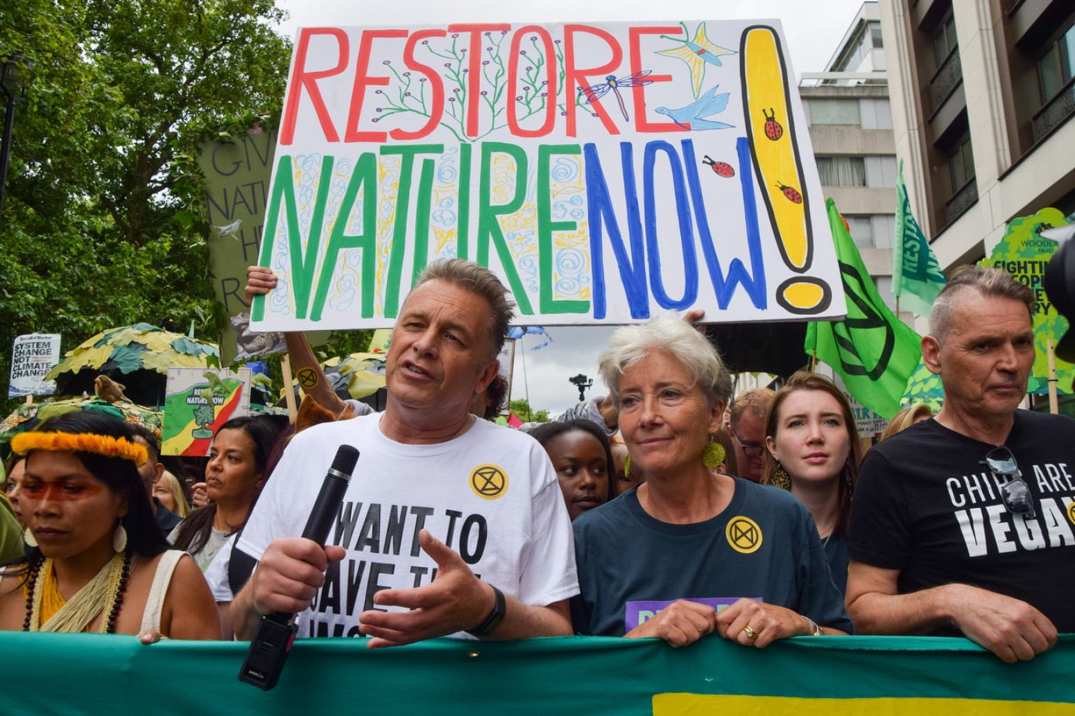 Proslavljena glumica predvodila protest u Londonu FOTO