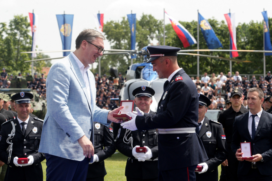 Vučić na centralnoj svečanosti Dana MUP-a: Svaki pedalj Srbije mora biti bezbedan FOTO