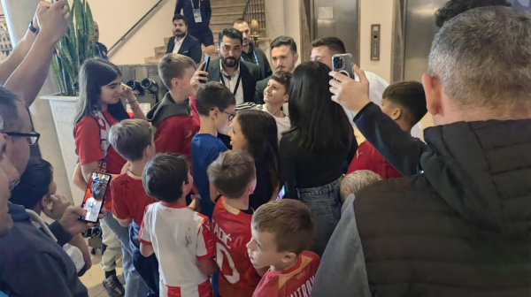 Navijači upali u hotel "orlova": Obećavajuće slike pred Dansku VIDEO