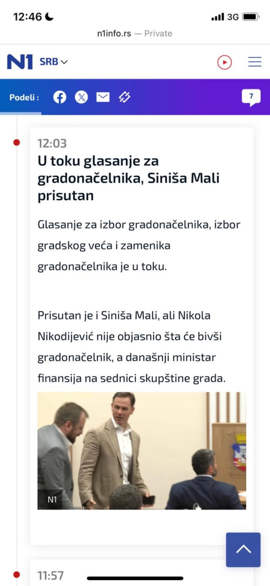 Kakvo neverovatno otkriće N1 TV: Siniša Mali je odbornik! A legitimno je izabran na listi SNS FOTO