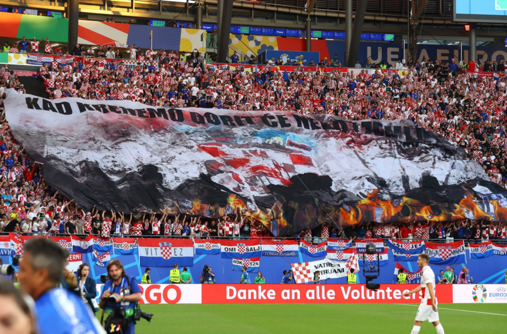 Novi skandal na EURO: Hrvati koreografijom vređali Srbe