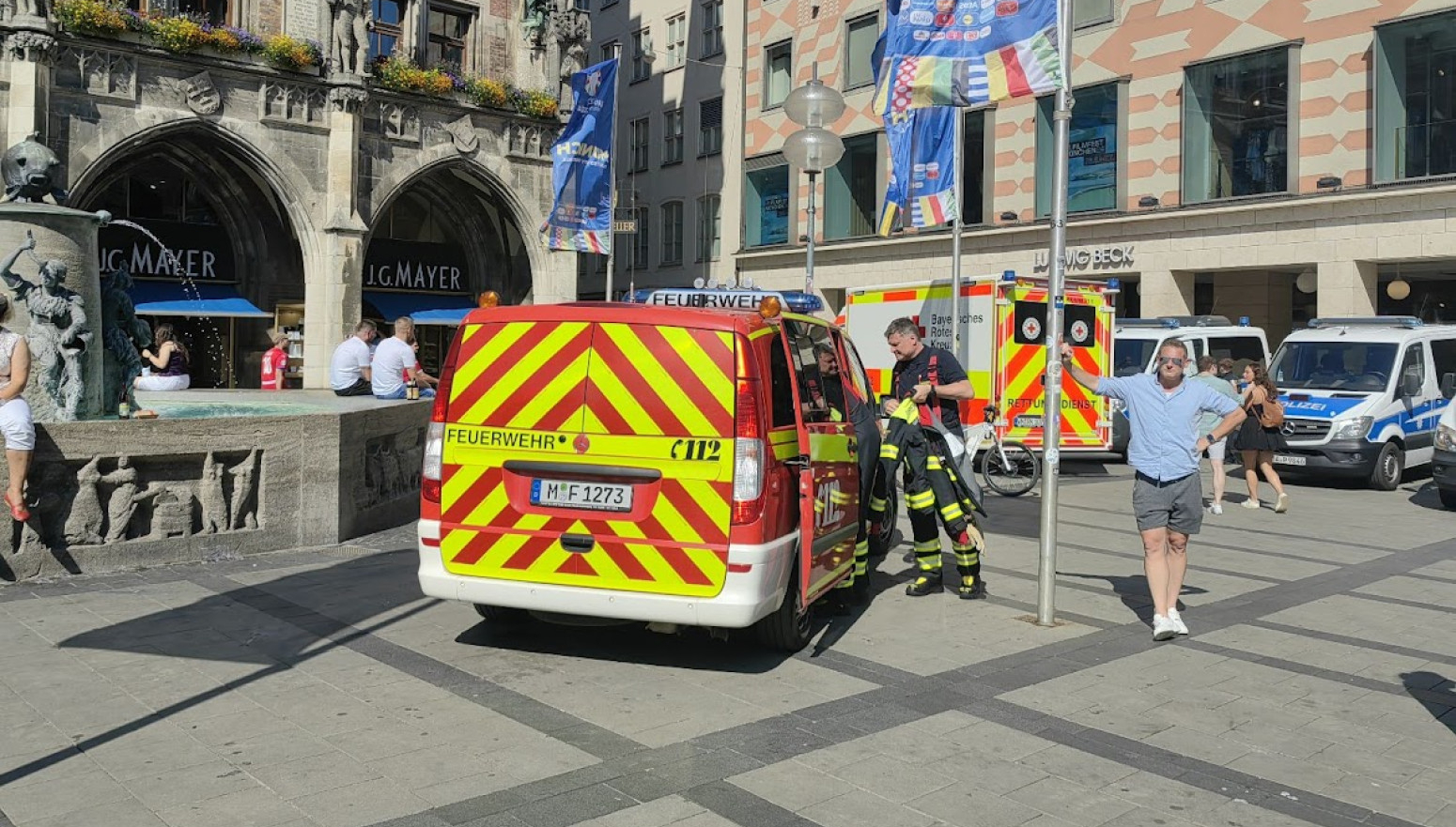 Vatrogasci reagovali u Minhenu – navijači mogu na stadion FOTO