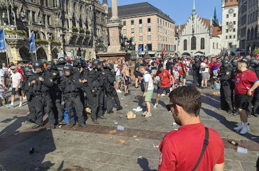 Srbi povredili devet nemačkih policajaca