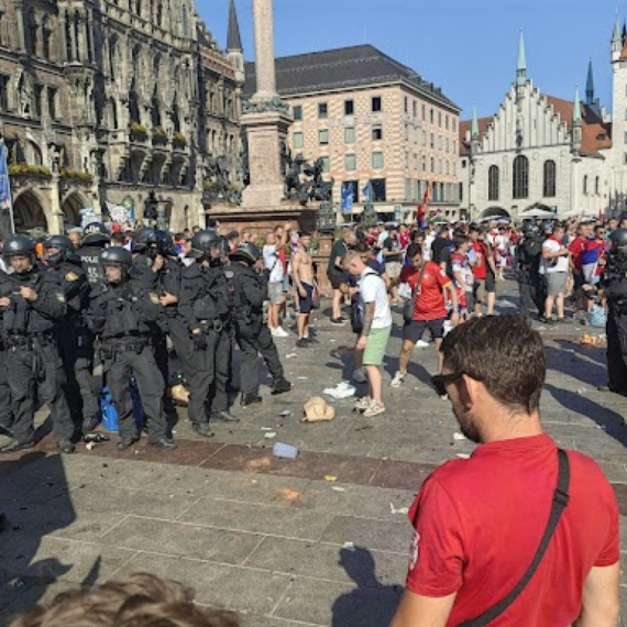 Srbi povredili devet nemačkih policajaca