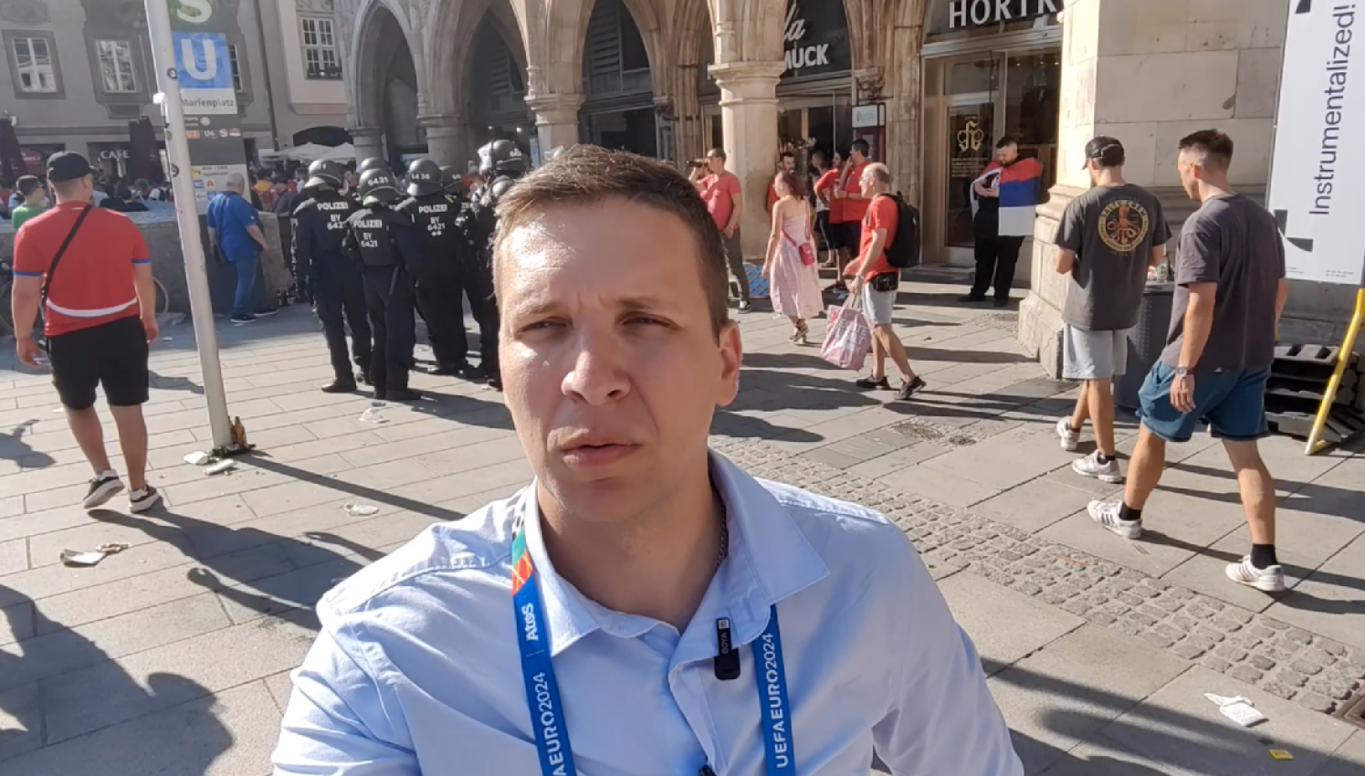 B92.sport usred haosa i suzavca: Kako je došlo do tuče Srba i policije VIDEO