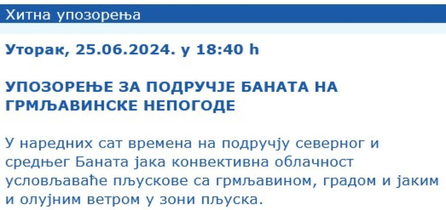 Sručilo se na Srbiju: Tornado u Užicu; U Pančevu potop FOTO/VIDEO