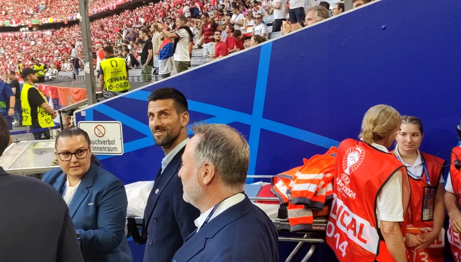 Đoković stigao na "Alijanc arenu" – gromoglasni zvižduci Danaca? VIDEO