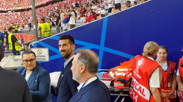 Đoković stigao na "Alijanc arenu" – gromoglasni zvižduci Danaca? VIDEO