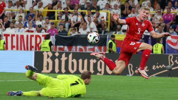 Danska tragedija - poništen gol, pa penal za Nemačku VIDEO