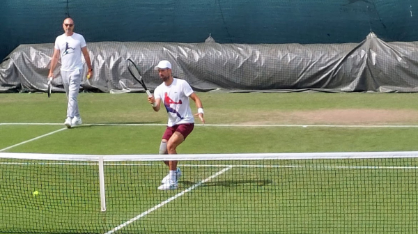 B92.sport na Novakovom treningu – nikakvih problema nema FOTO