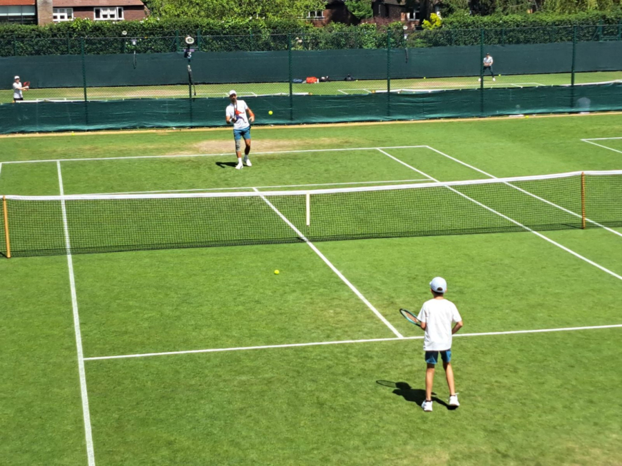 Stefan zagrevao Novaka FOTO/VIDEO