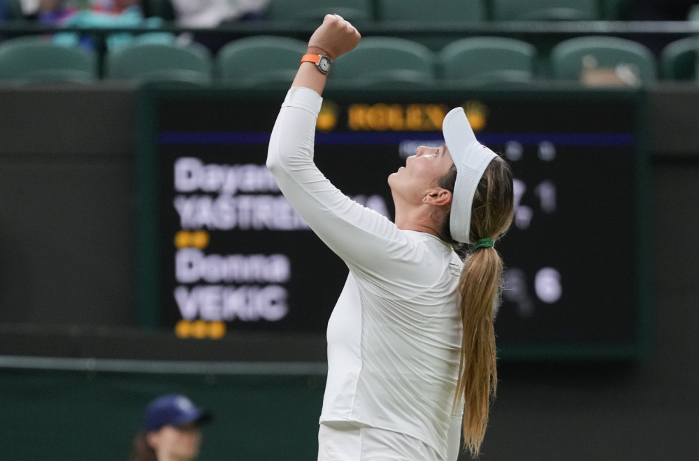 Najbolja hrvatska teniserka u 1/8 finala Vimbldona