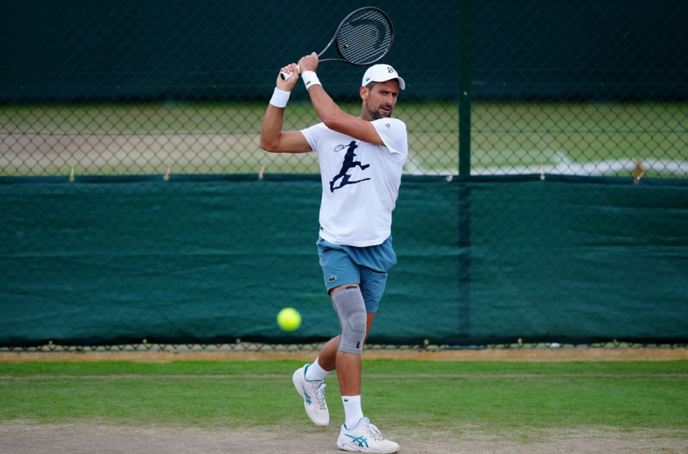 Đoković trenirao uoči polufinala Vimbldona FOTO