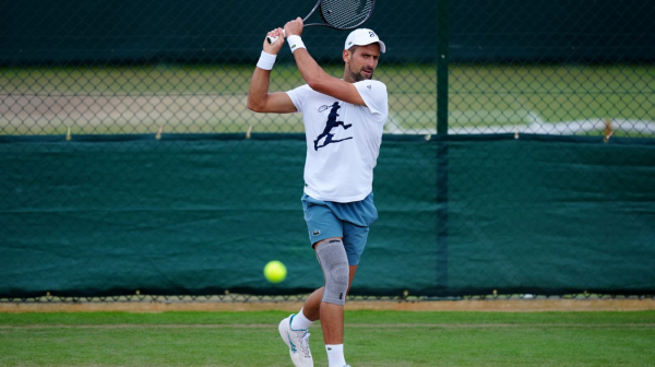 Đoković trenirao uoči polufinala Vimbldona FOTO