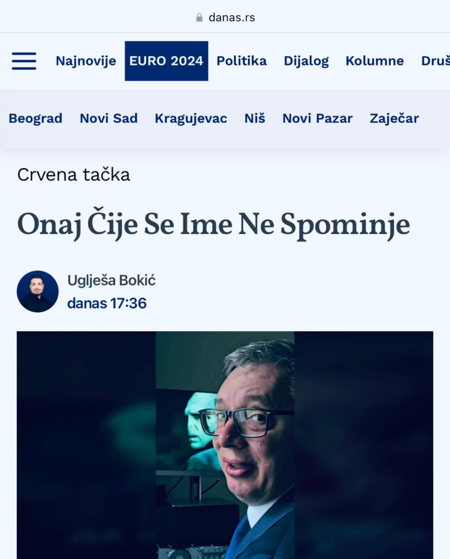 Opozicioni Danas sa udarnog mesta poručuje: Da, Danila Vučića treba ubiti uranijumom u rudniku FOTO