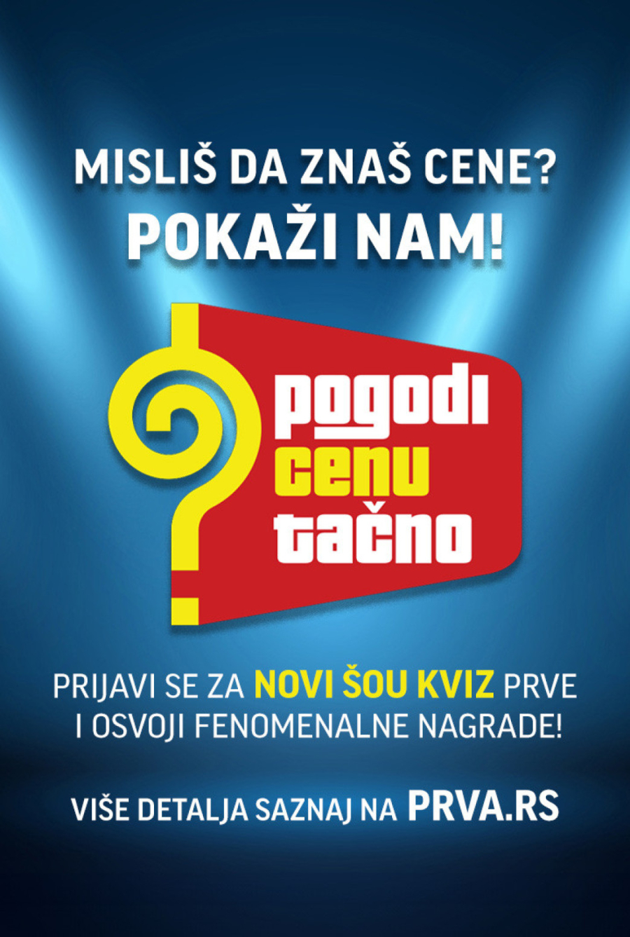 Misliš da znaš cene? Prijavi se za novi kviz TV Prva