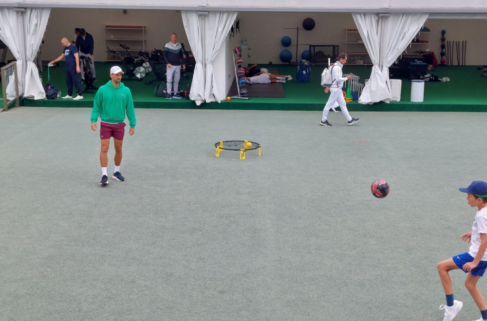 Kako se Đoković sprema za finale? FOTO