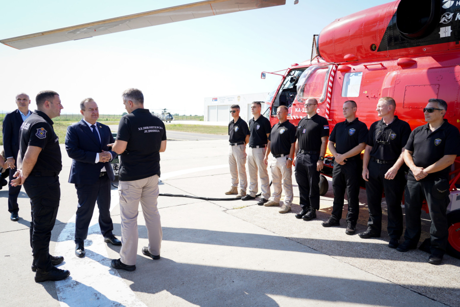 Srpski vatrogasci i helikopter Ka-32 poslati u Severnu Makedoniju FOTO