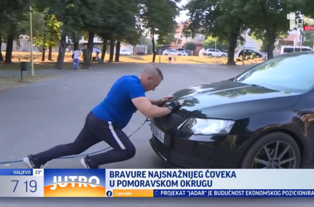 Najsnažniji čovek Pomoravskog okruga VIDEO