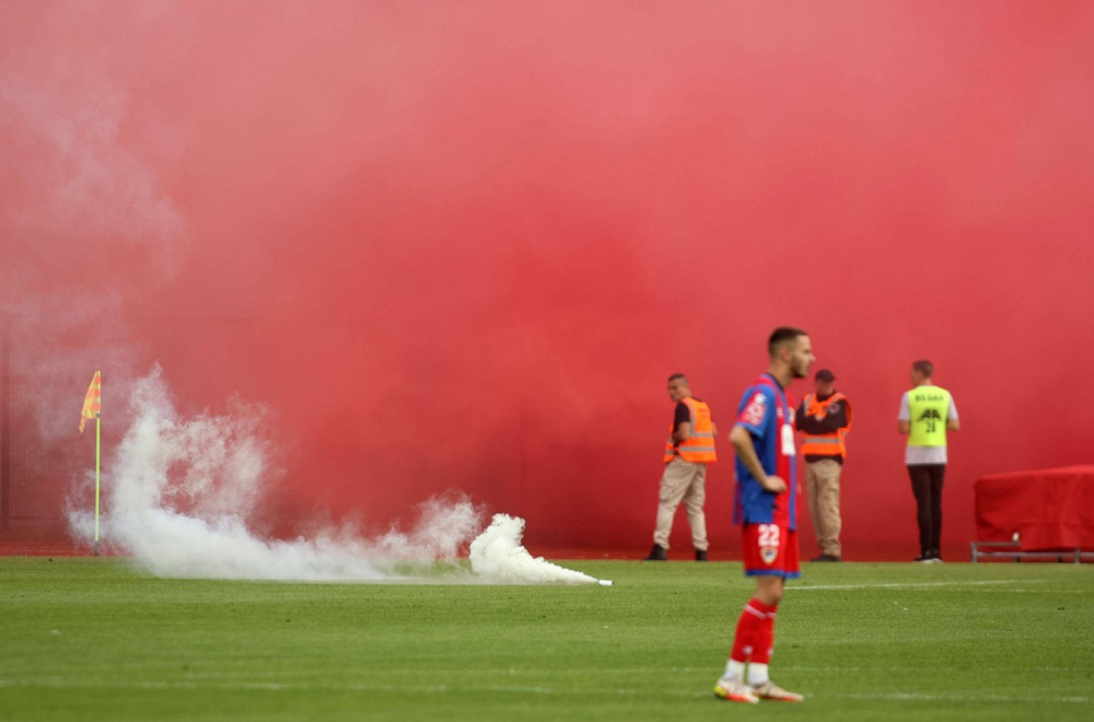 Skandal: Prekinut meč u Albaniji – Borac povukao igrače nakon vređanja Srba VIDEO