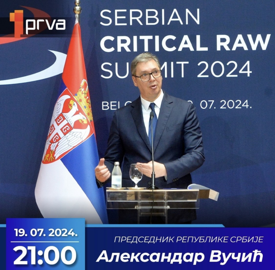 Vučić u Prvoj temi u 21 sat na TV Prva
