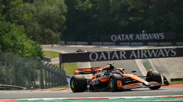 Noris najbrži na drugom treningu u Mađarskoj, Lekler udario u barijere VIDEO