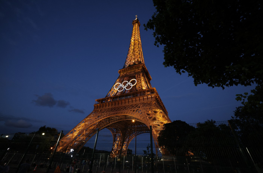 Makron u poseti Olimpijskom selu