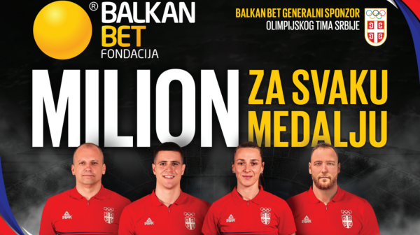 "Srce Srbije" – Fondacija Balkan Bet donira milion dinara za svaku olimpijsku medalju