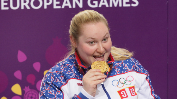 Šou Zorane Arunović posle obezbeđene medalje VIDEO