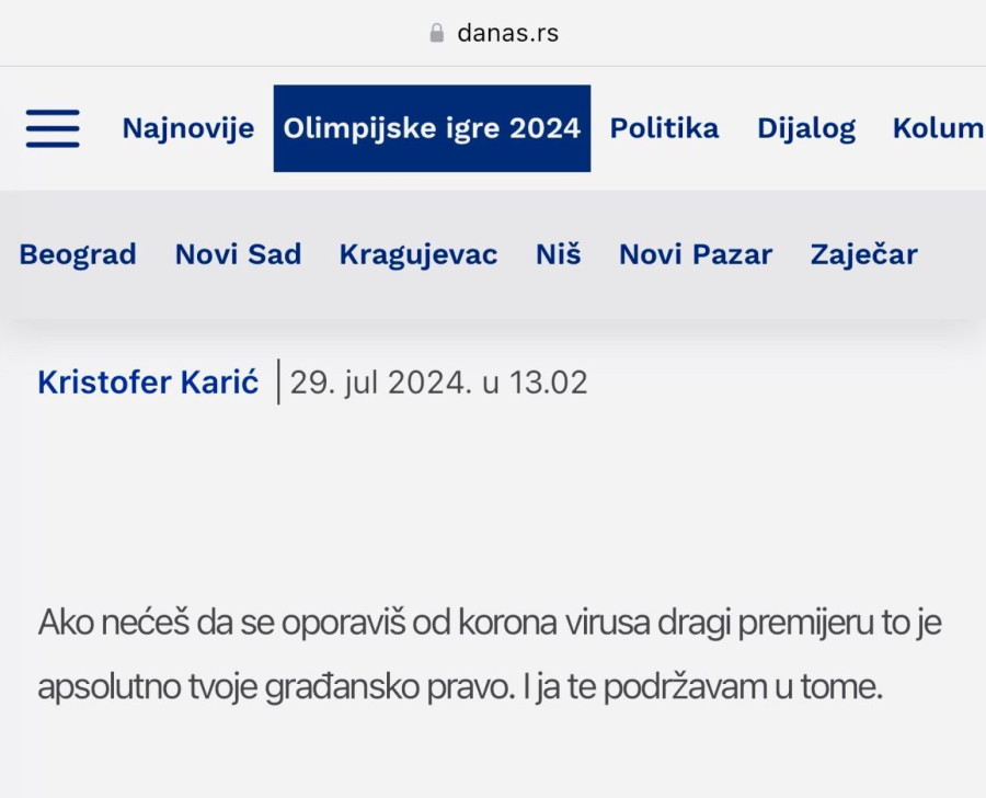 Ajd na respirator, podržavamo te da se ne oporaviš; Strašne poruke upućene Vučeviću sa opozicionih portala